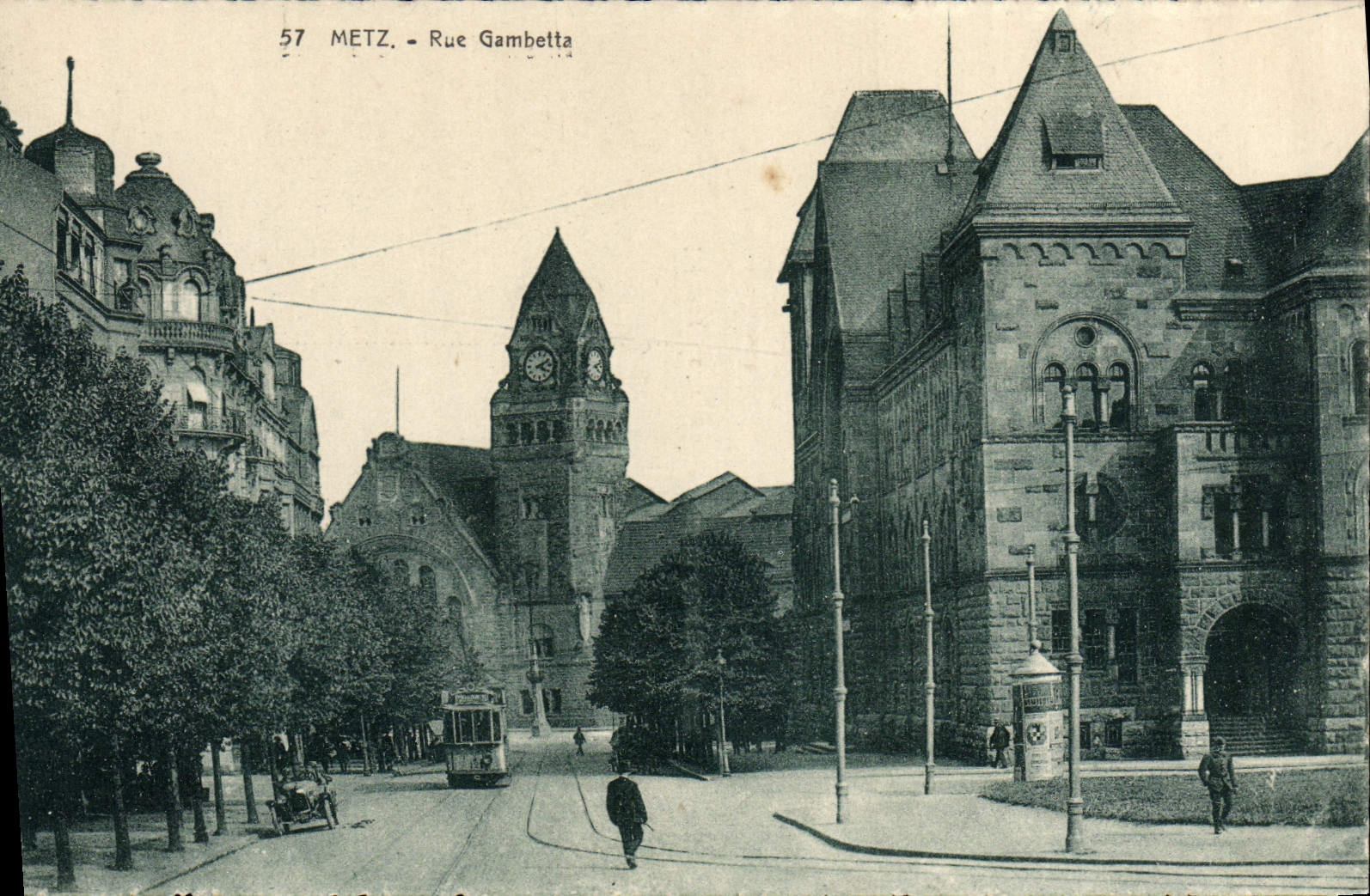 CPA Metz Rue Gambetta