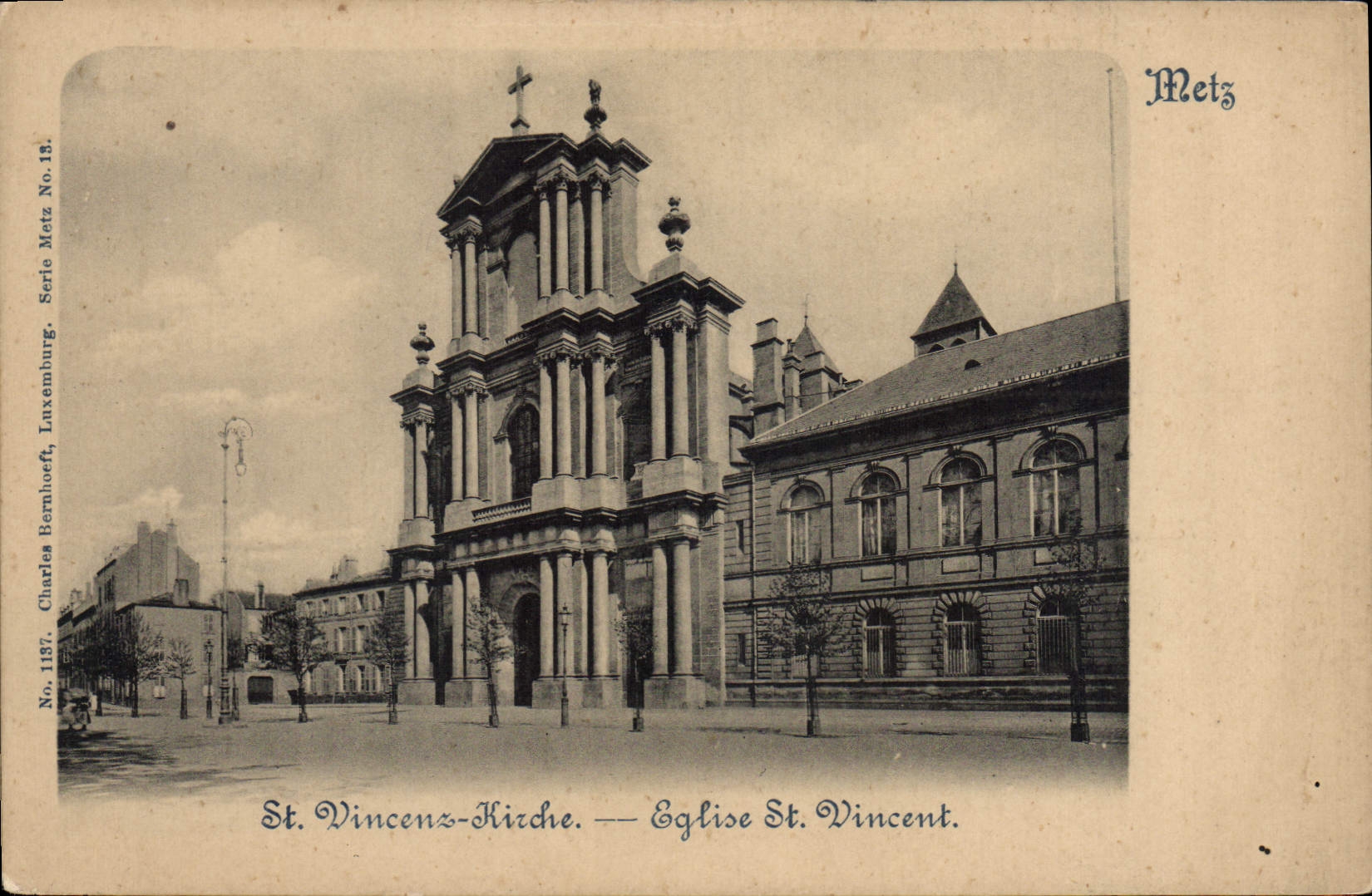 CPA Metz Eglise St Vincent