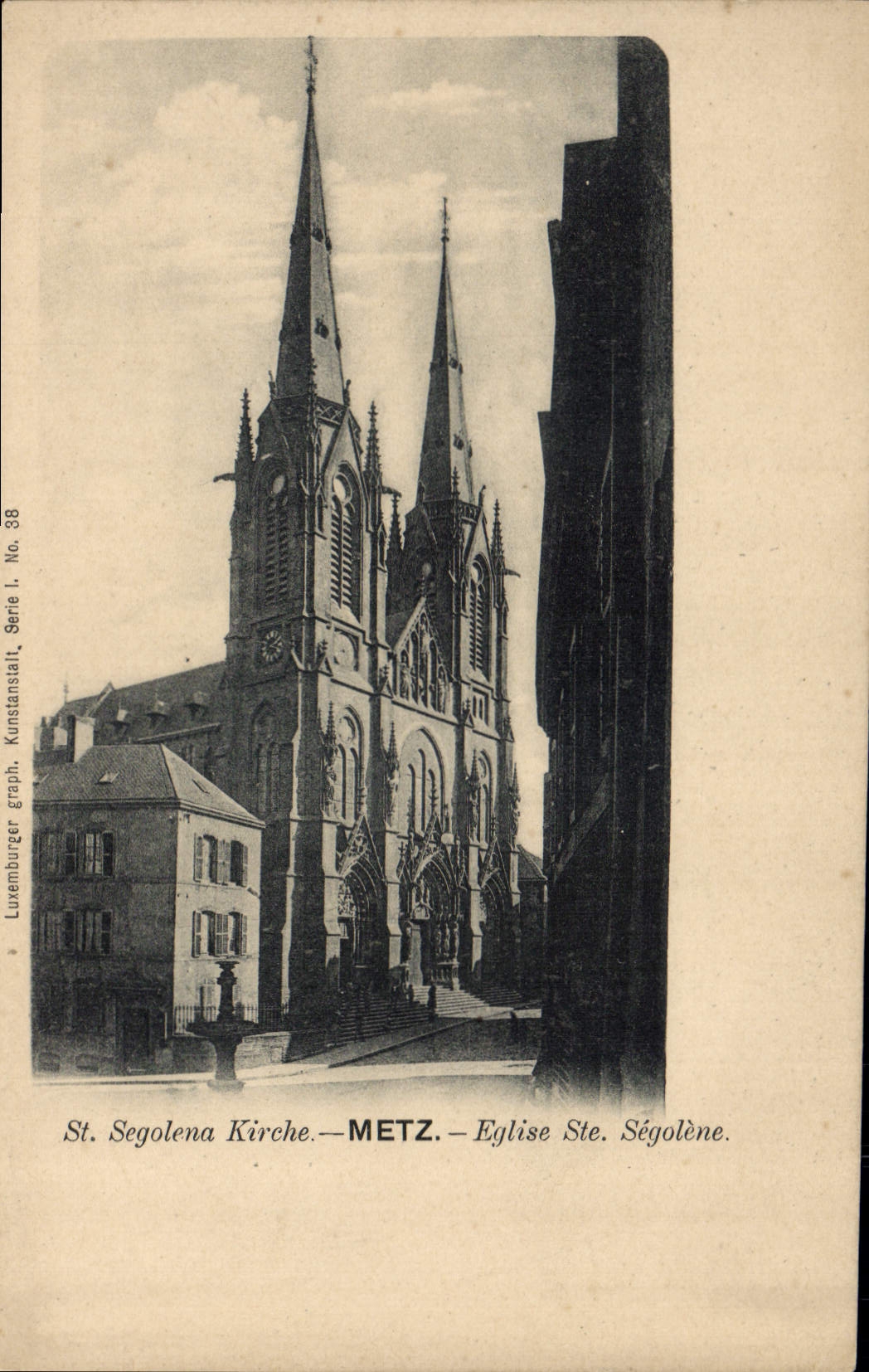 CPA Metz Eglise Ste Segolene