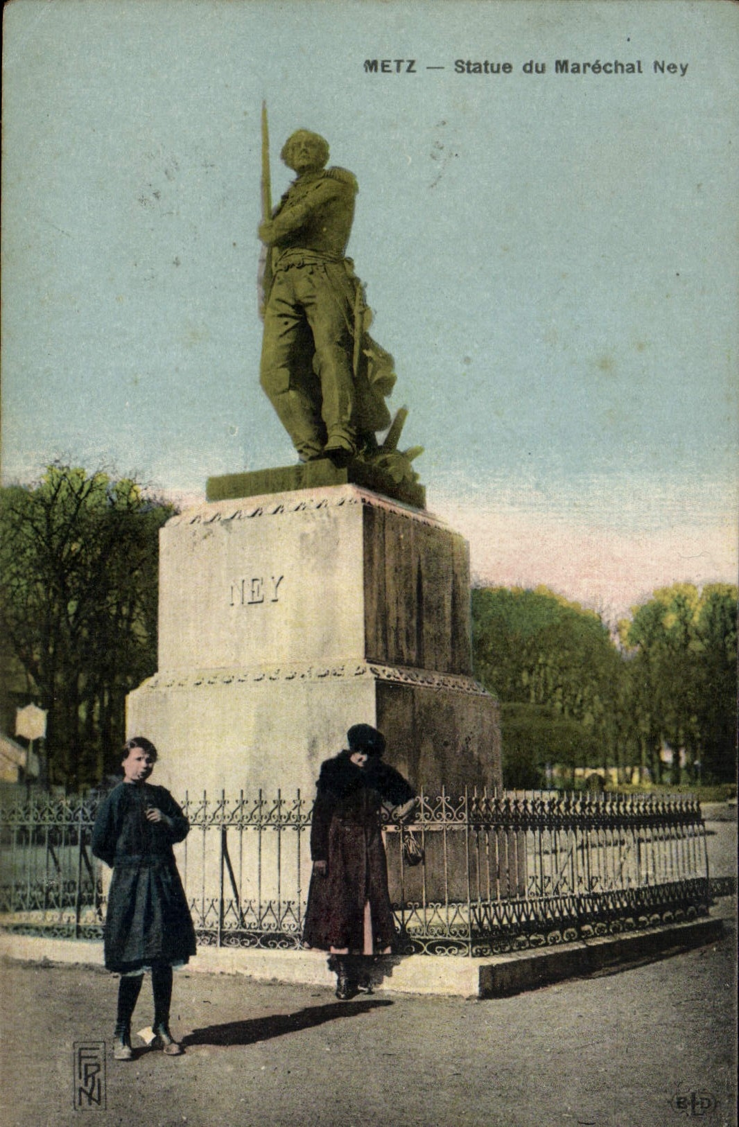 CPA Metz Statue Du Marechal Ney