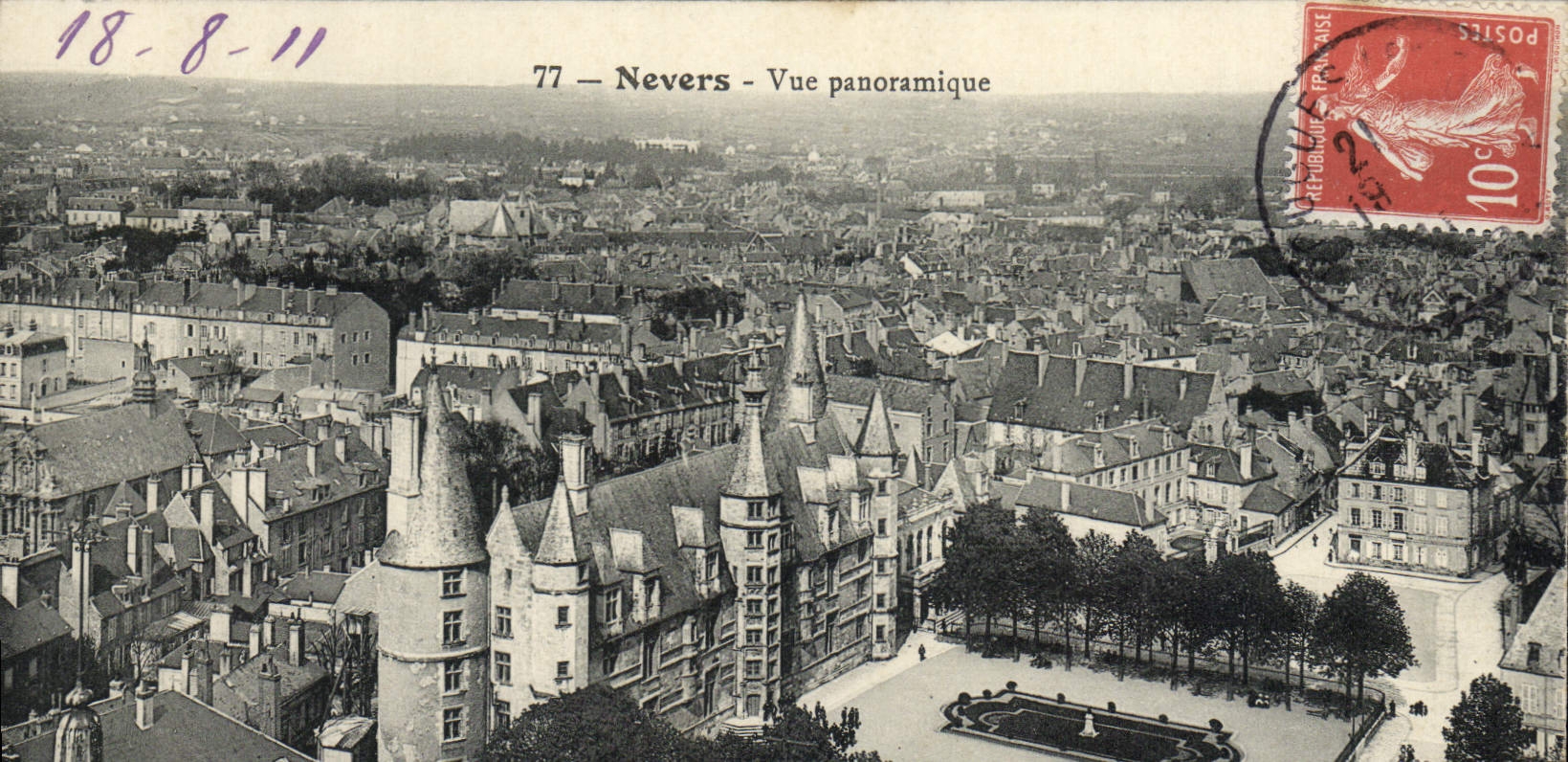CPA Nevers Vue Panoramique