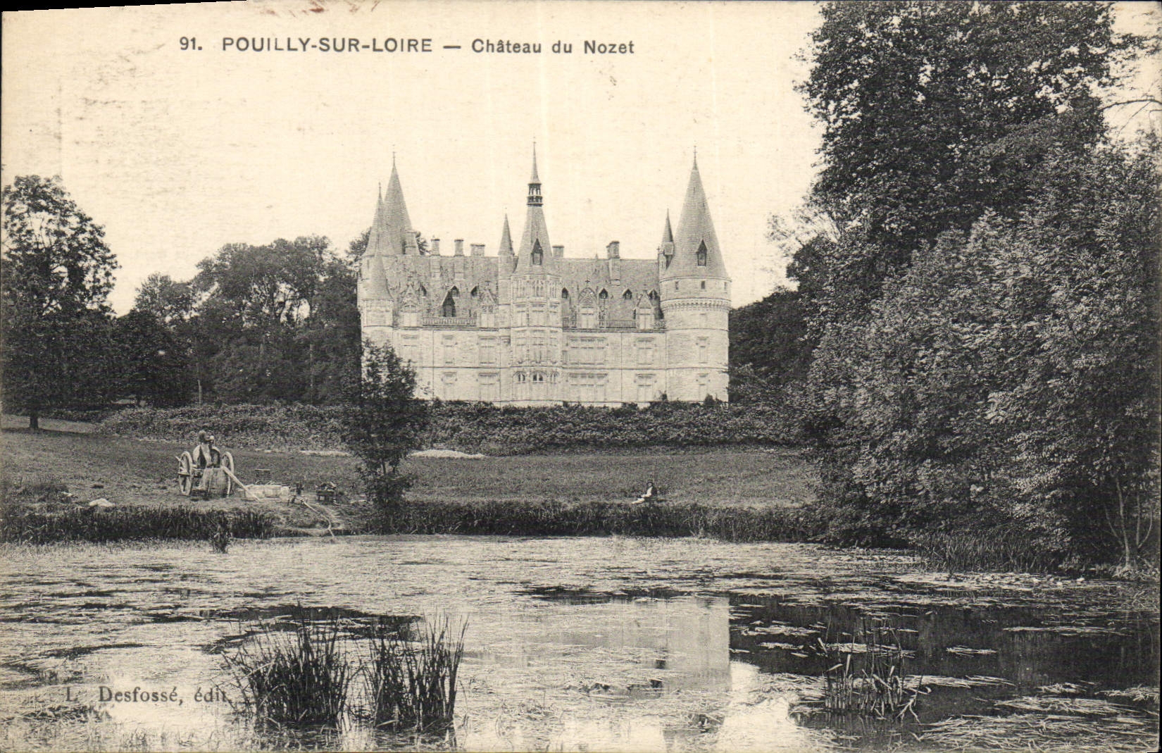 CPA Pouilly Sur Loire Chateau Du Nozet