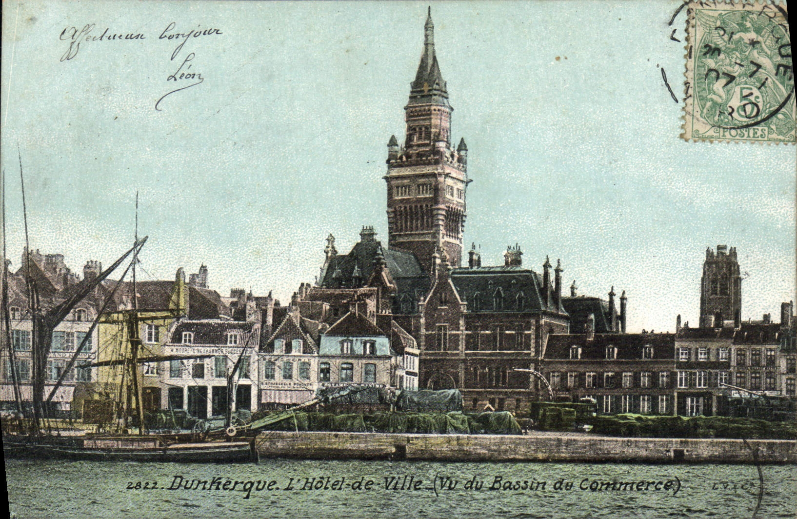 CPA Dunkerque L'Hotel De Ville