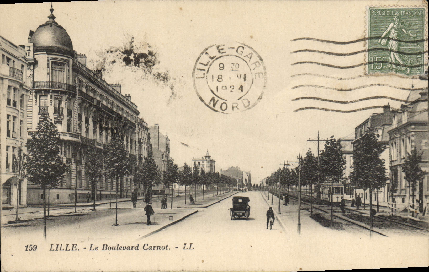 CPA Lille Le Boulevard Carnot