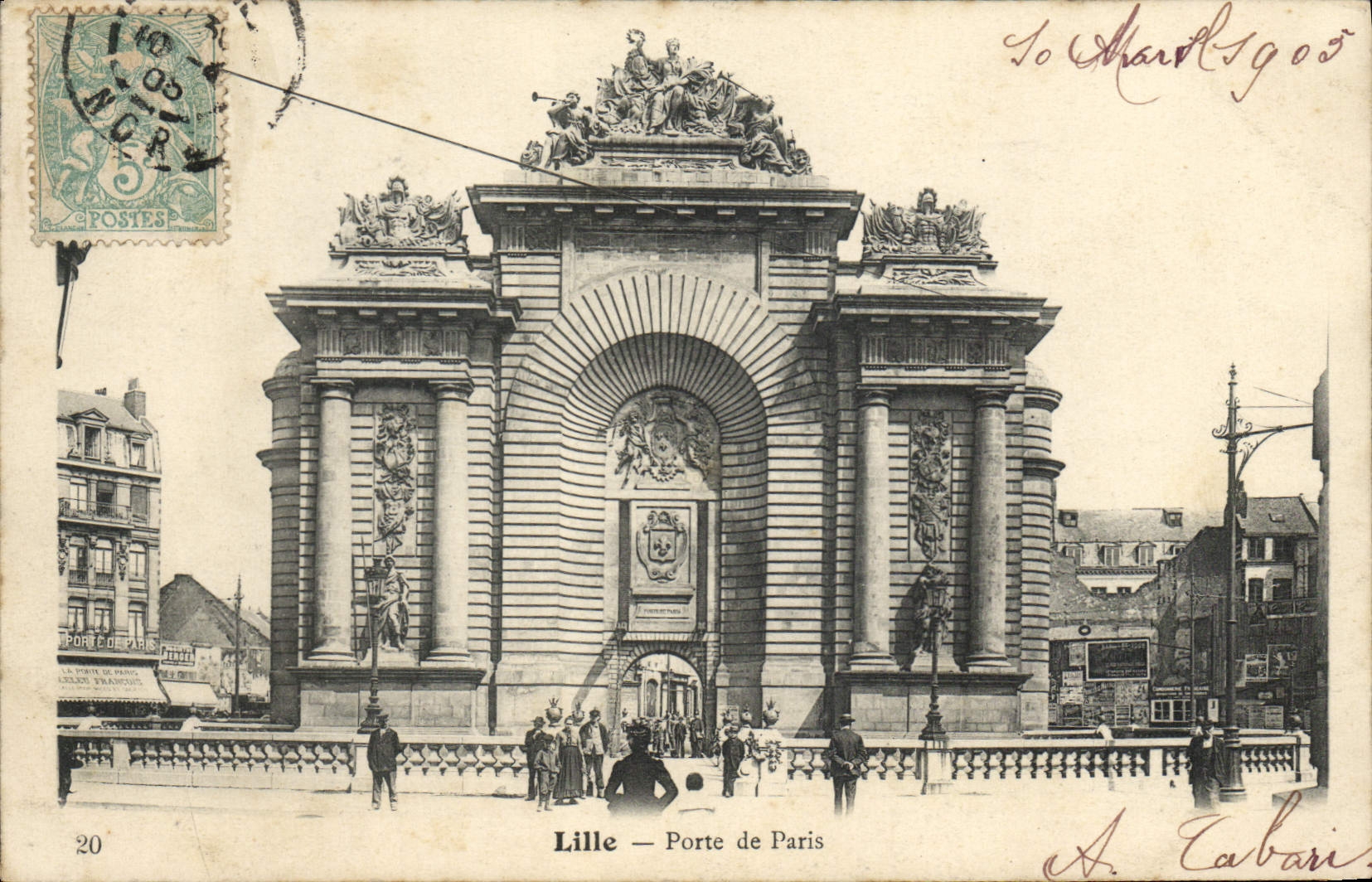 CPA Lille Porte De Paris