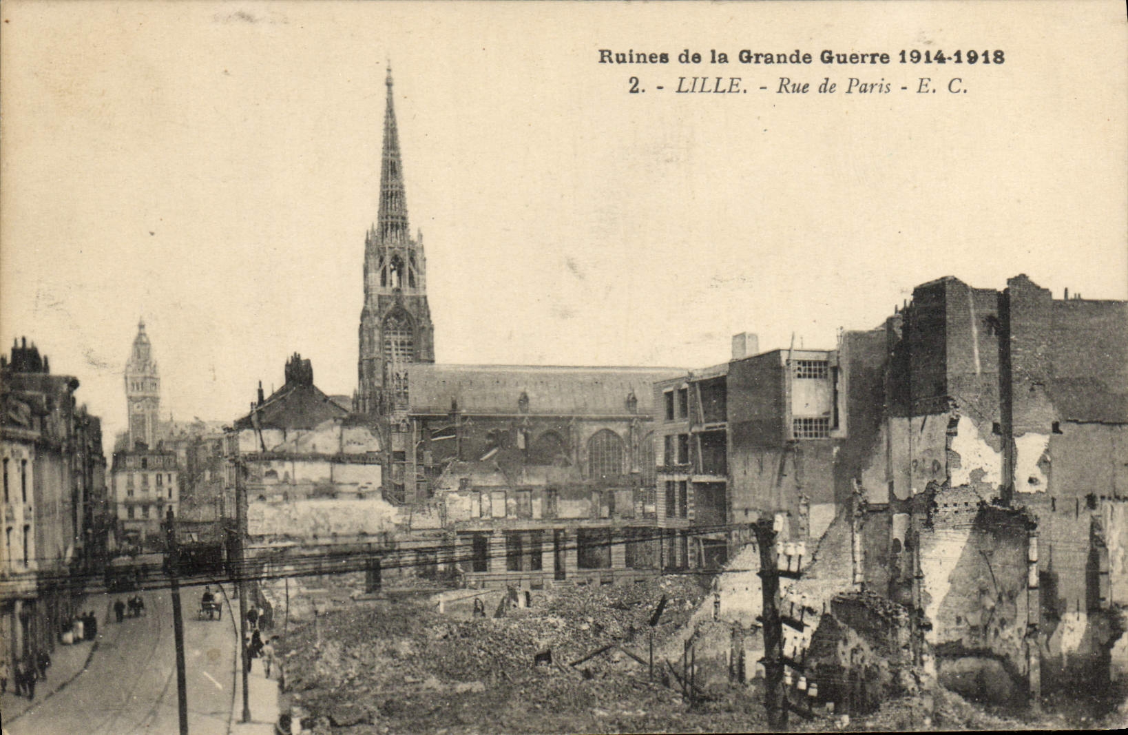 CPA Lille Rue De Paris