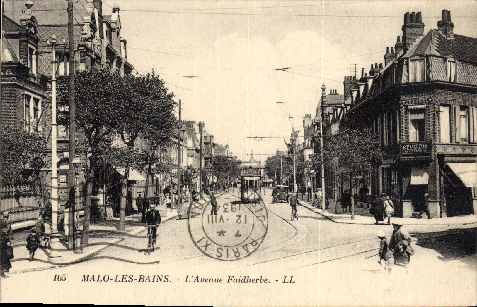 CPA Malo Les Bains L'Avenue Faidherbe