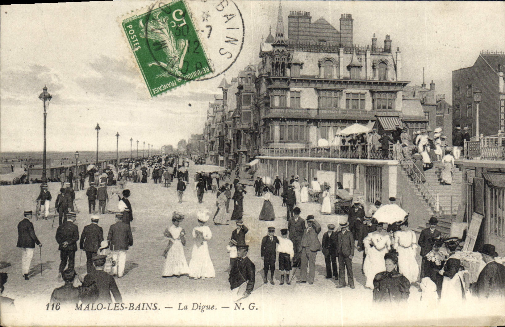 CPA Malo Les Bains La Digue