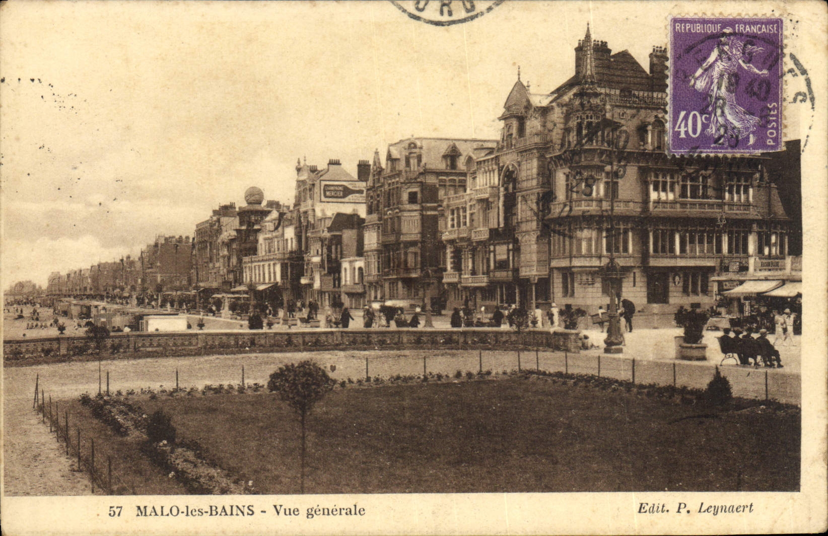 CPA Malo Les Bains Vue Generale