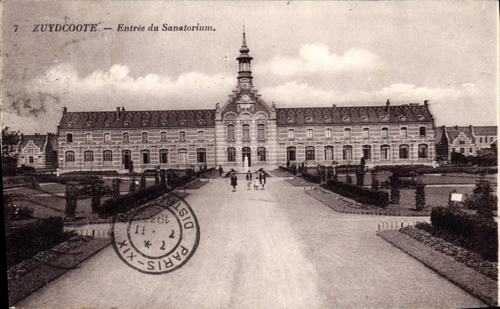 CPA Zuydcoote Entree Du Sanatorium
