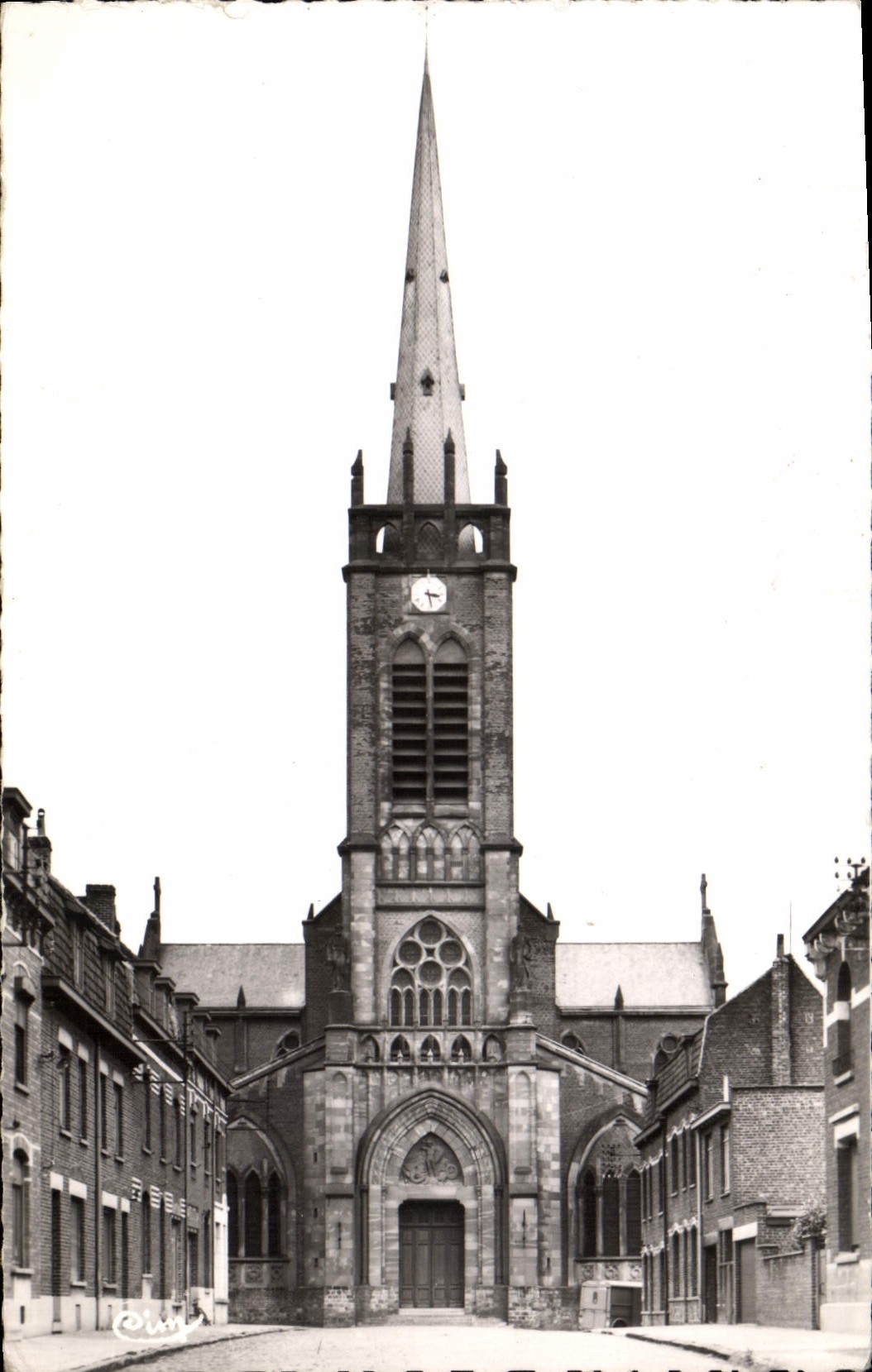 CPA Quesnoy Sur Deule Eglise St Michel