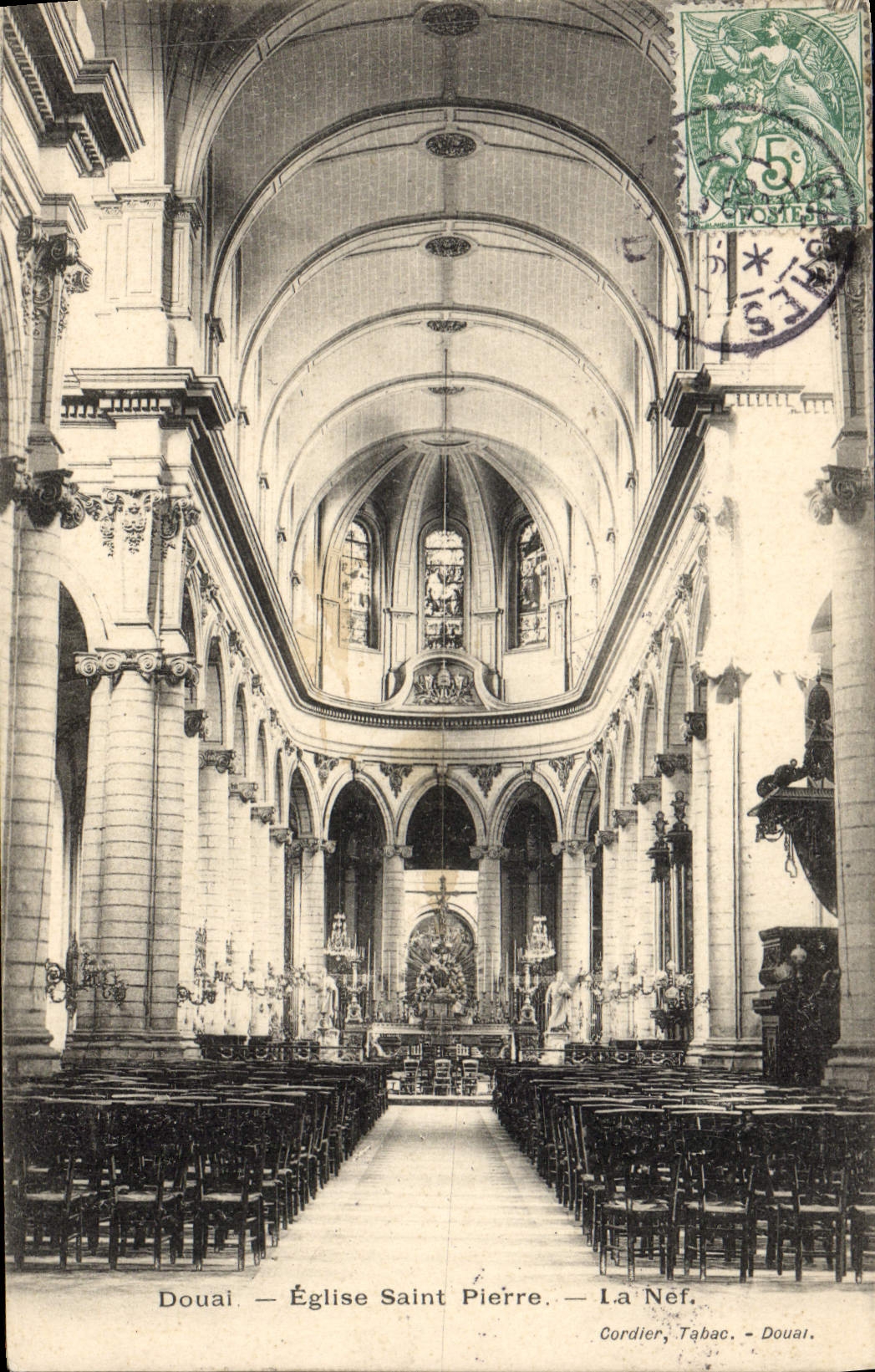 CPA Douai Eglise Saint Pierre