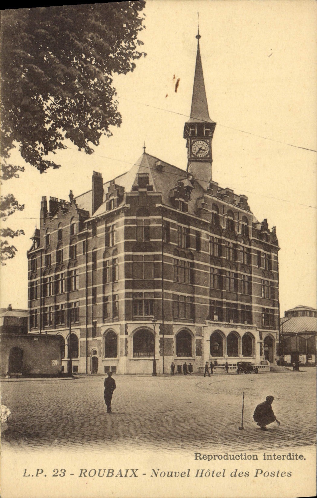 CPA Roubaix Nouvel Hotel Des Postes