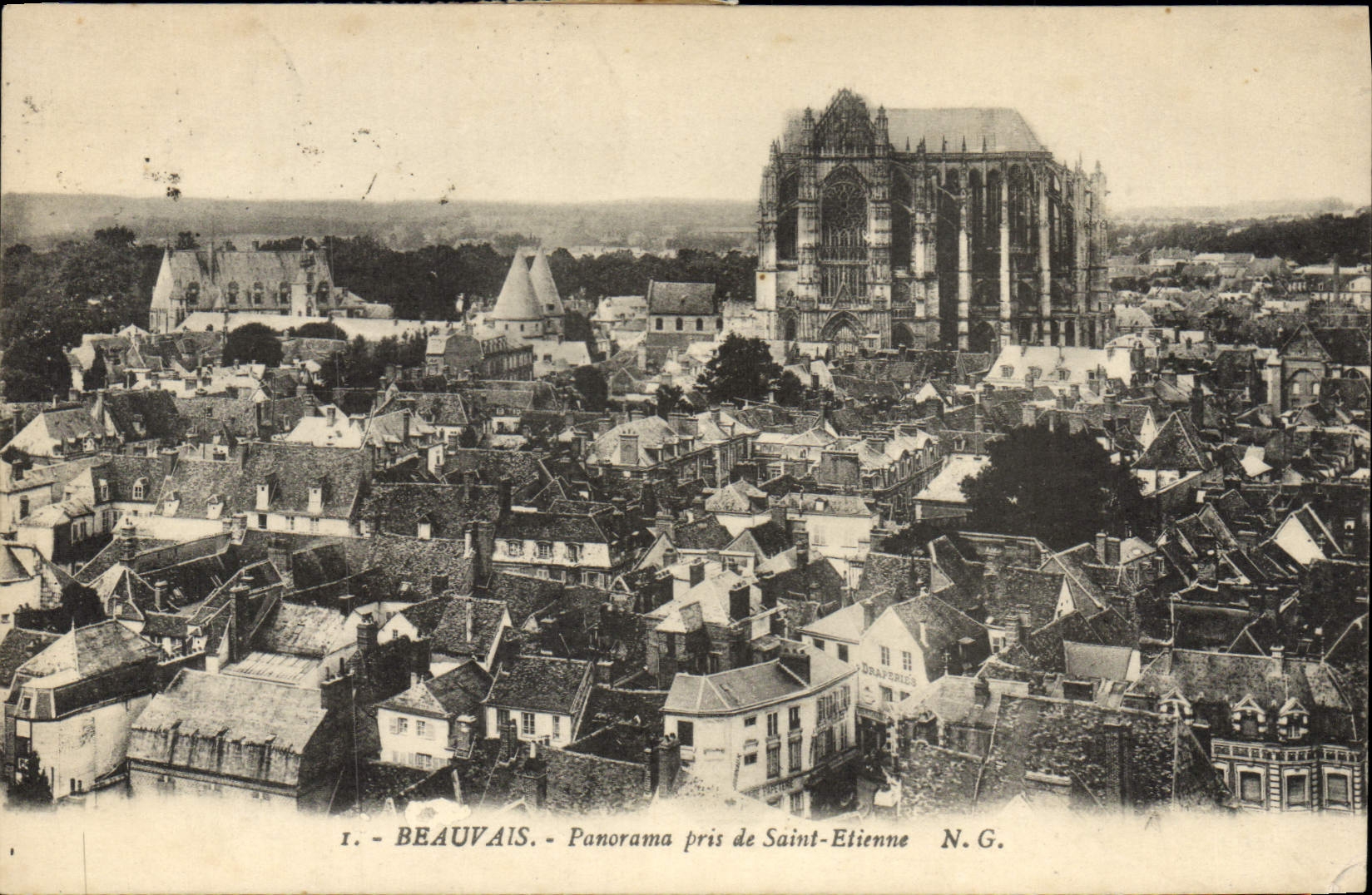 CPA Beauvais Panorama Pris De Saint Etienne