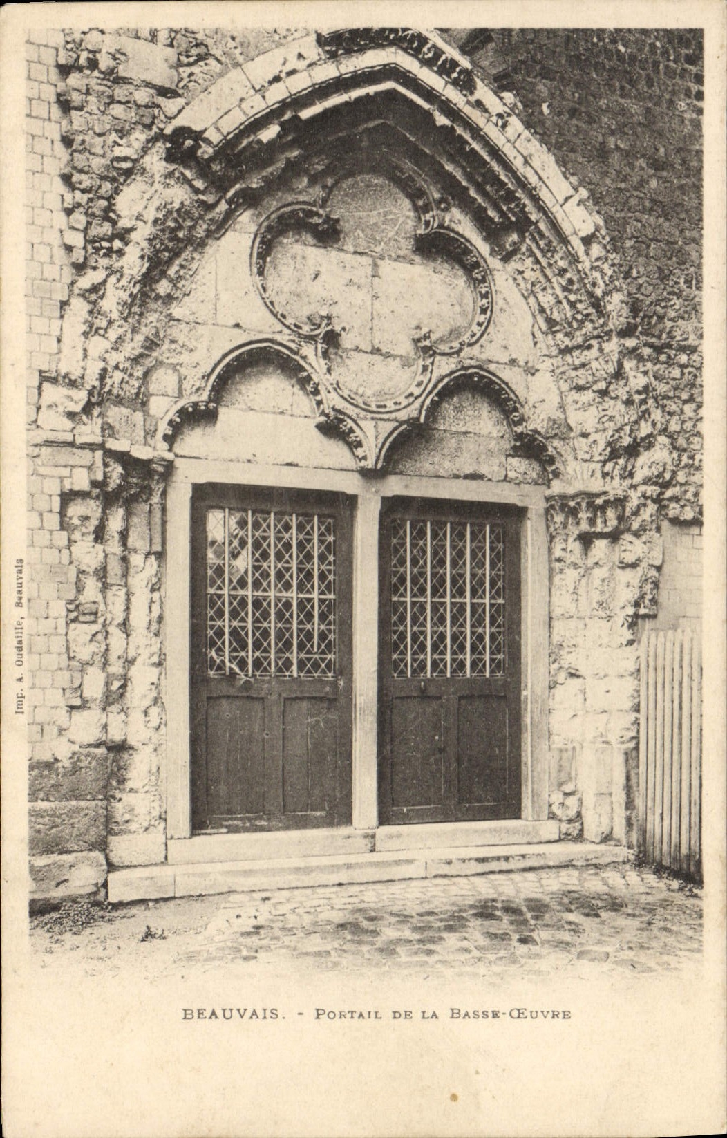 CPA Beauvais Portail De La Basse Oeuvre