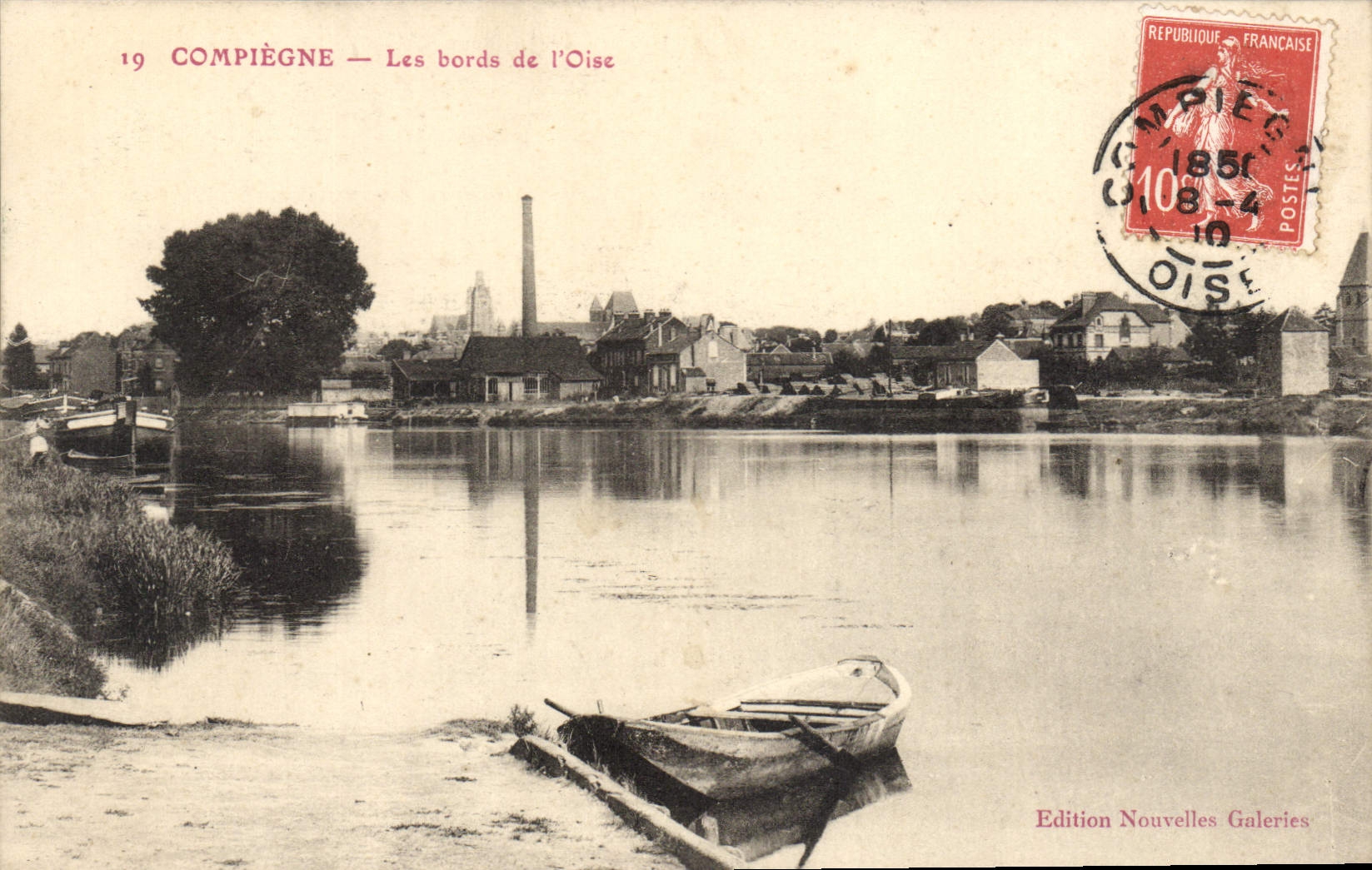 CPA Compiegne Les Bords De I'Oise
