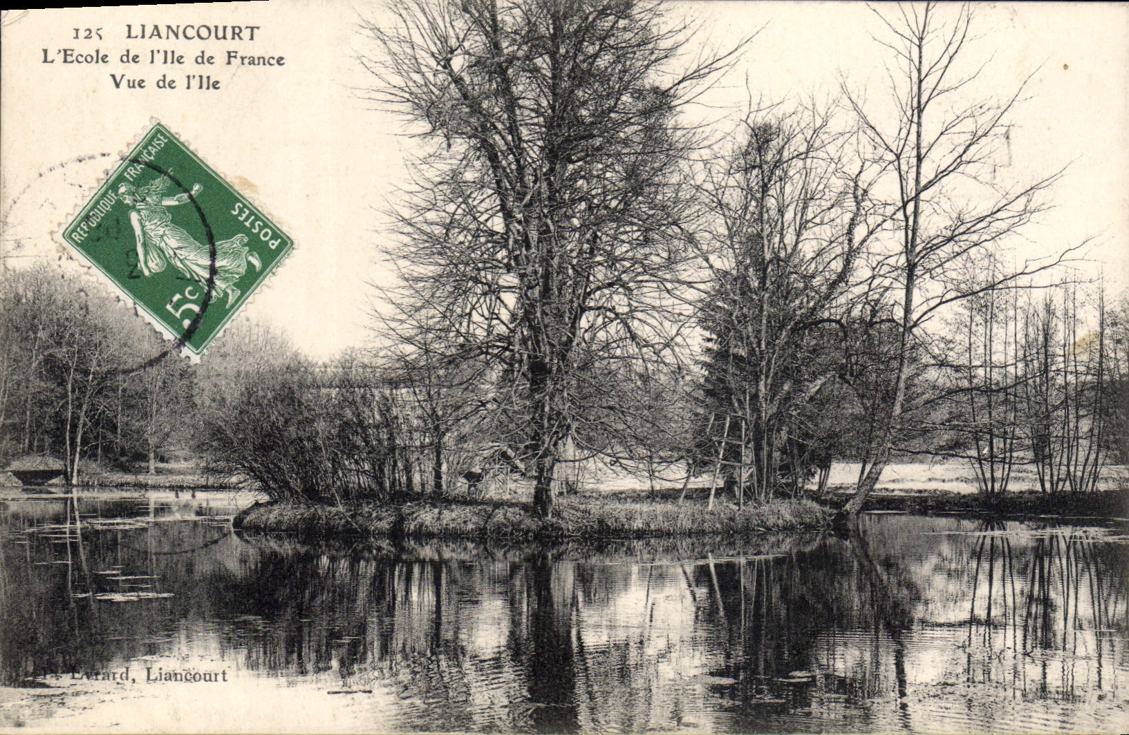 CPA Liancourt L'Ecole De I'ile de France