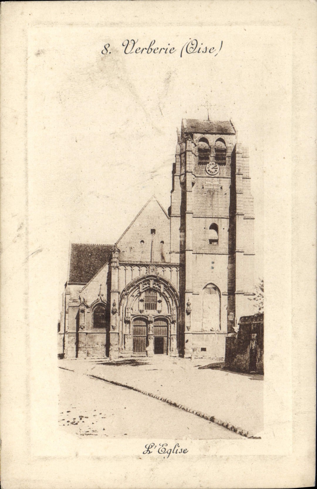 CPA Verberie église