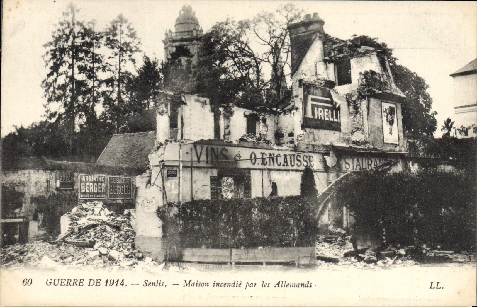 CPA Guerre de 1914 Senlis Maison
