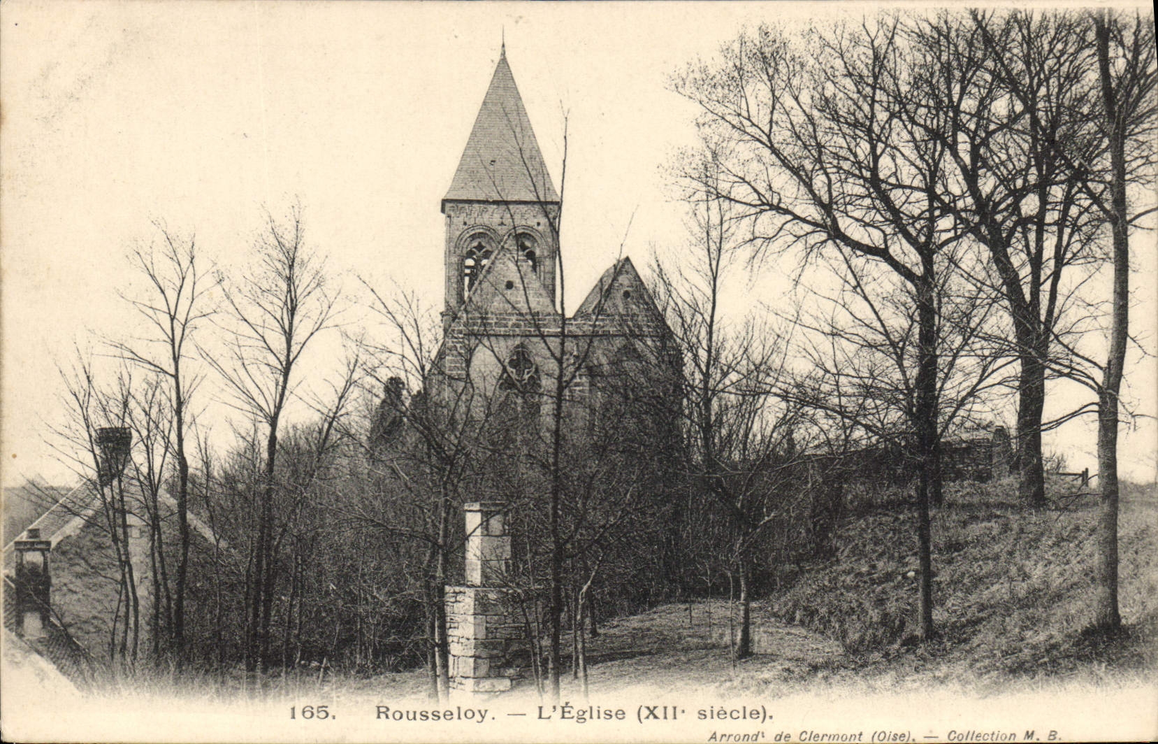 CPA Rousseloy L'Eglise