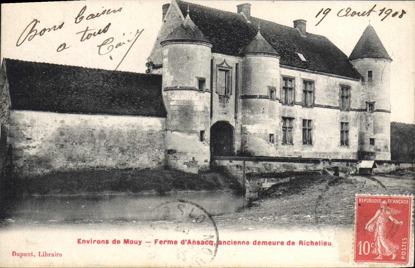 CPA Ferme D'Ansacq Ancienne Demeure de Richelieu Mouy