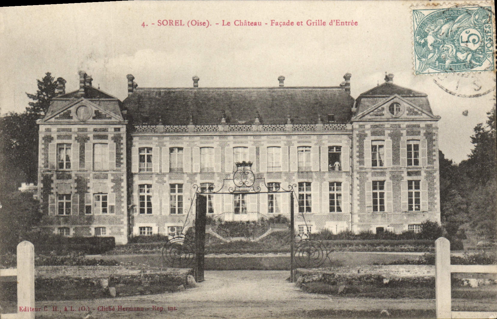 CPA Sorel Le Chateau Facade