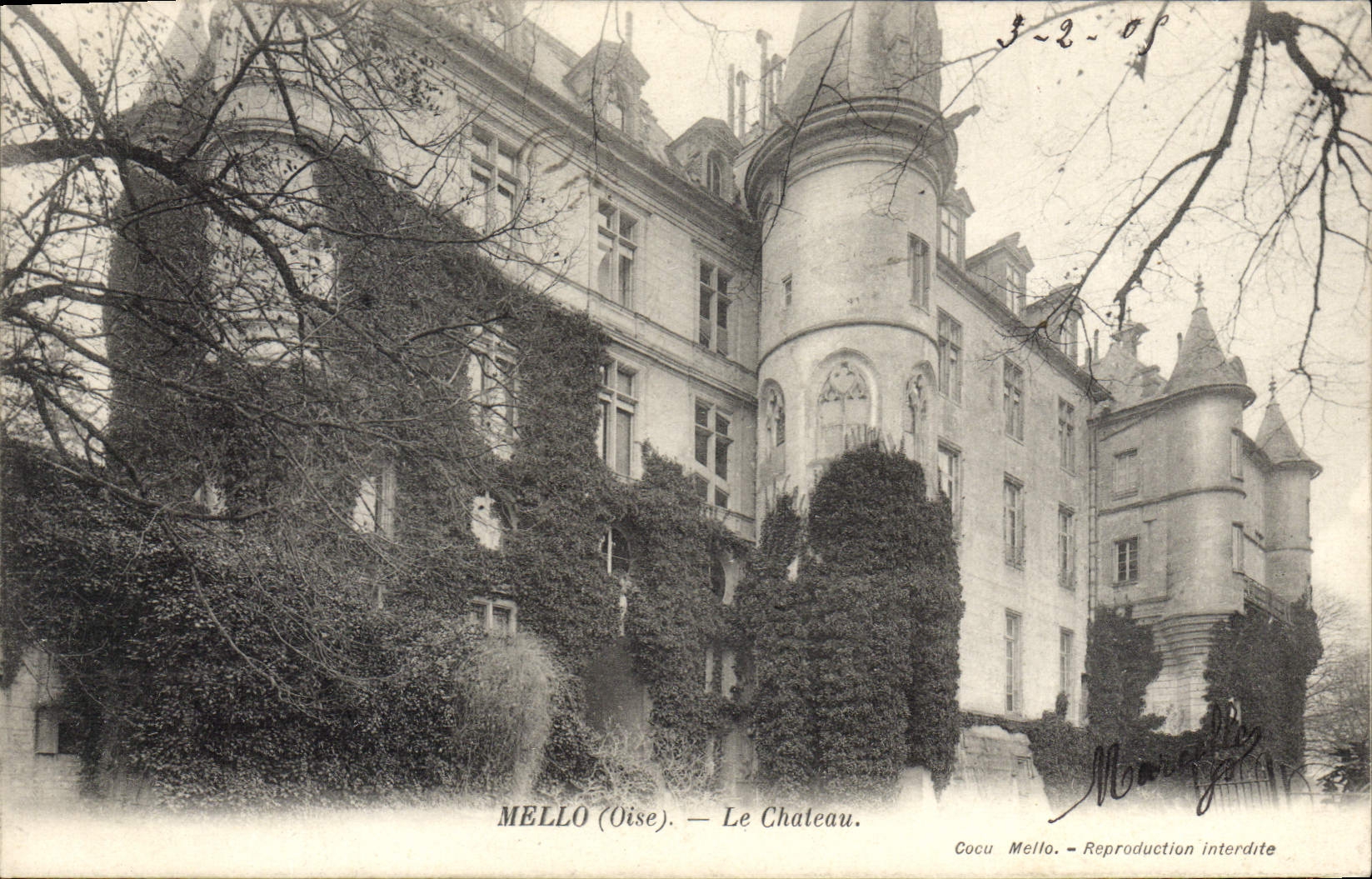 CPA Mello Le Chateau