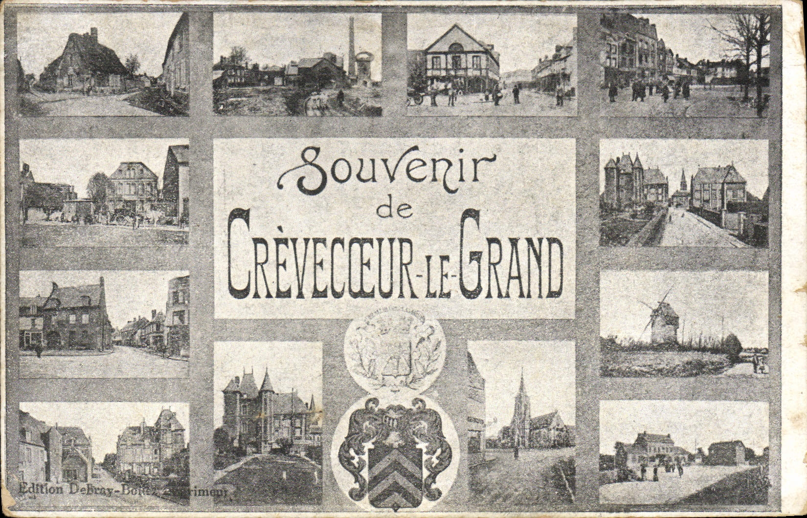 CPA Souvenir De Crevecoeur Le Grand
