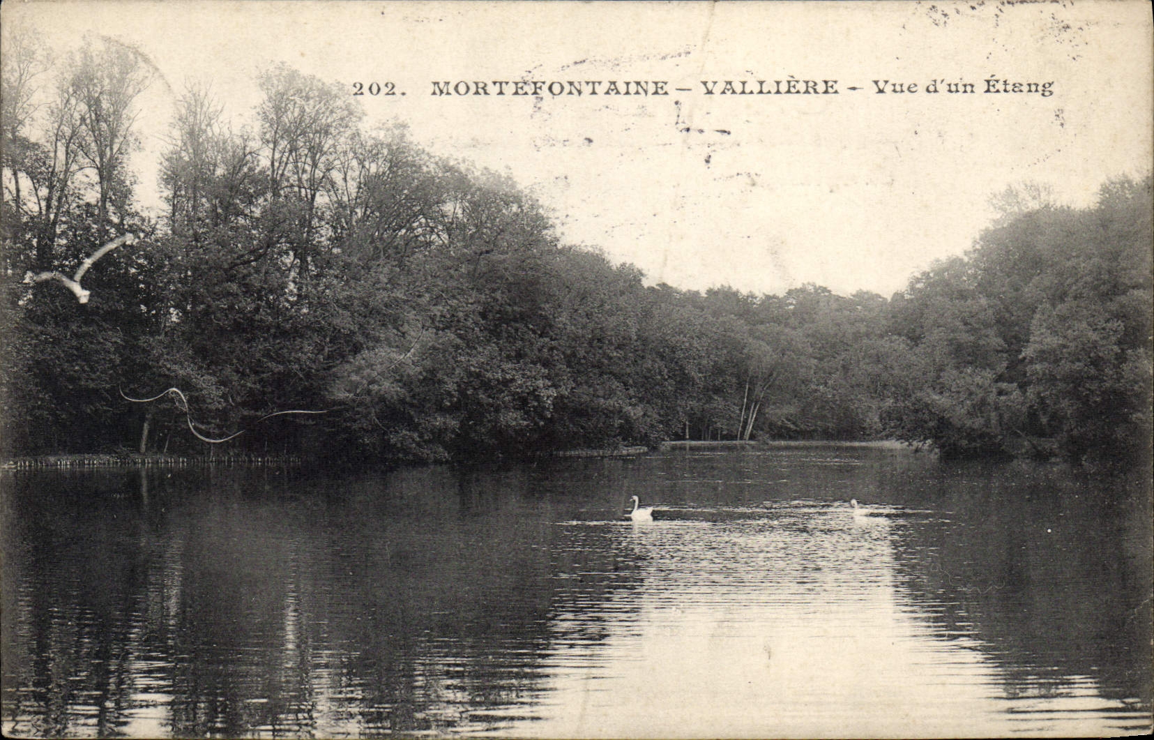 CPA Mortefontaine Valliere Vue D'Un Etang