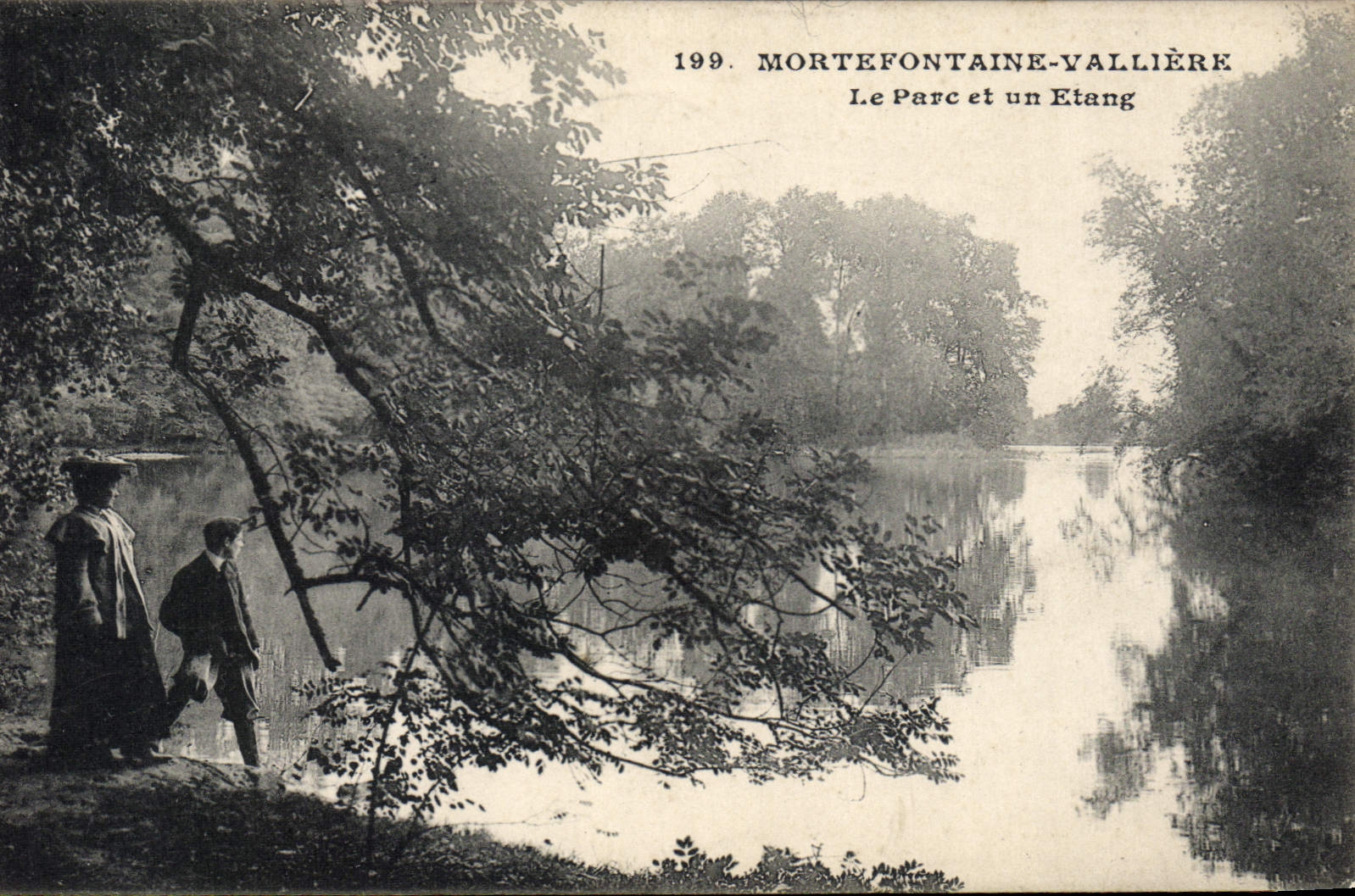 CPA Mortefontaine Valliere parc Etang