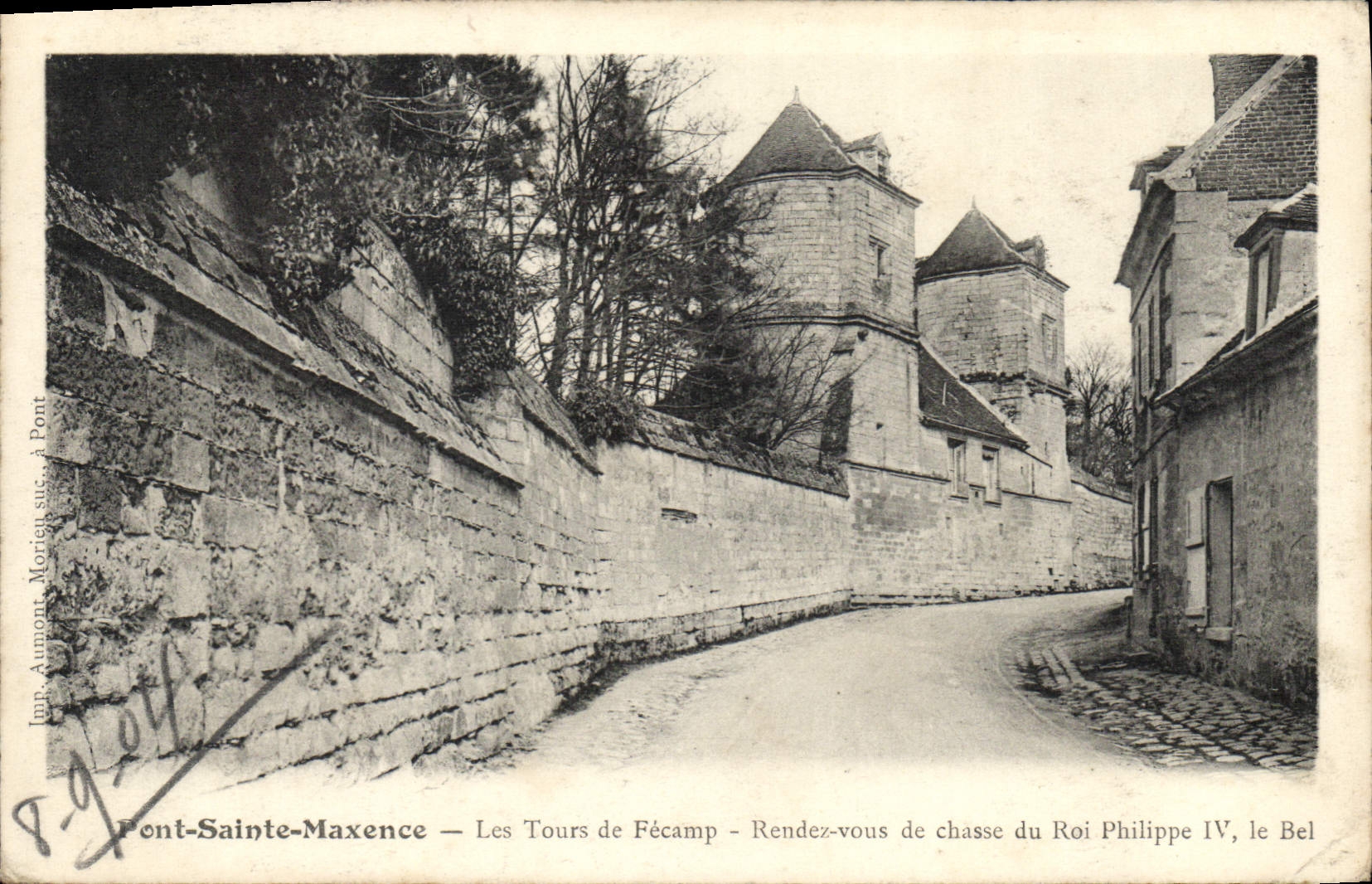 CPA Pont Sainte Maxence Les Tours De Fecamp