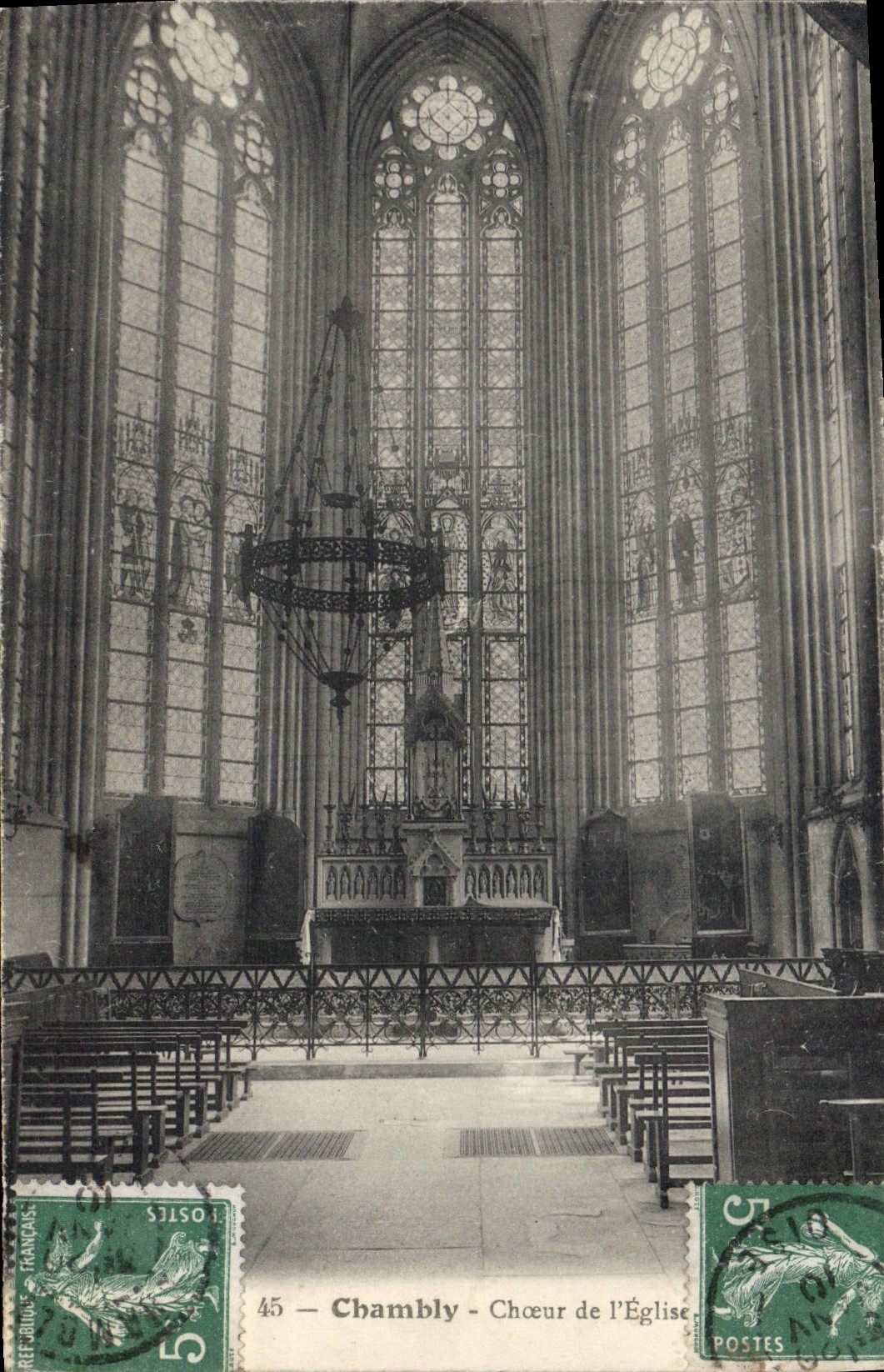 CPA Chambly Choeur De I'Eglise