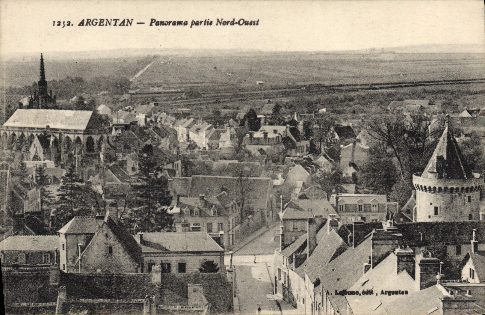 CPA Argentan Panorama Partie Nord Ouest