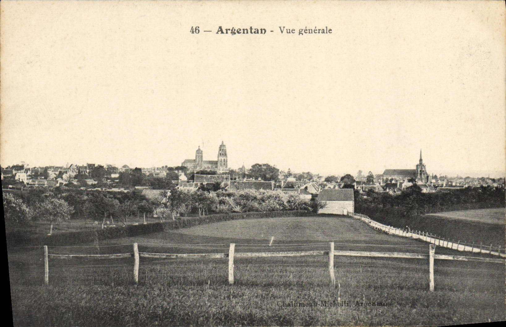 CPA Argentan Vue Generale
