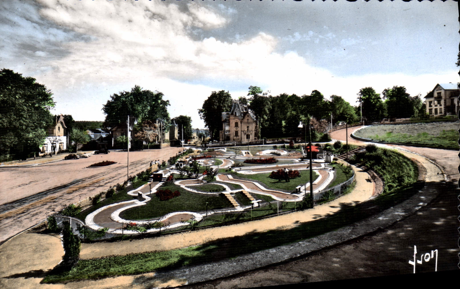 CPA Bagnoles De L'Orne Le golfe Miniature