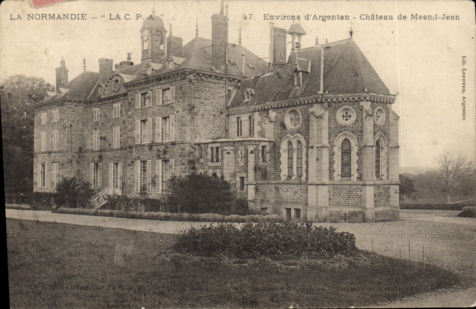 CPA Argentan Chateau De Mesnil-Jean