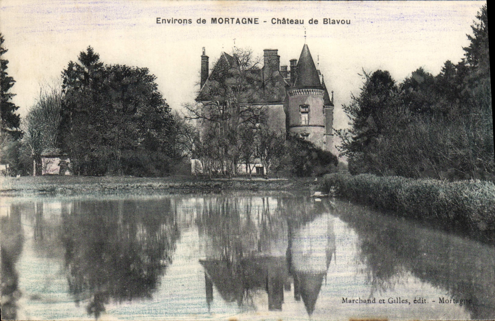 CPA Mortagne Chateau De Blavou