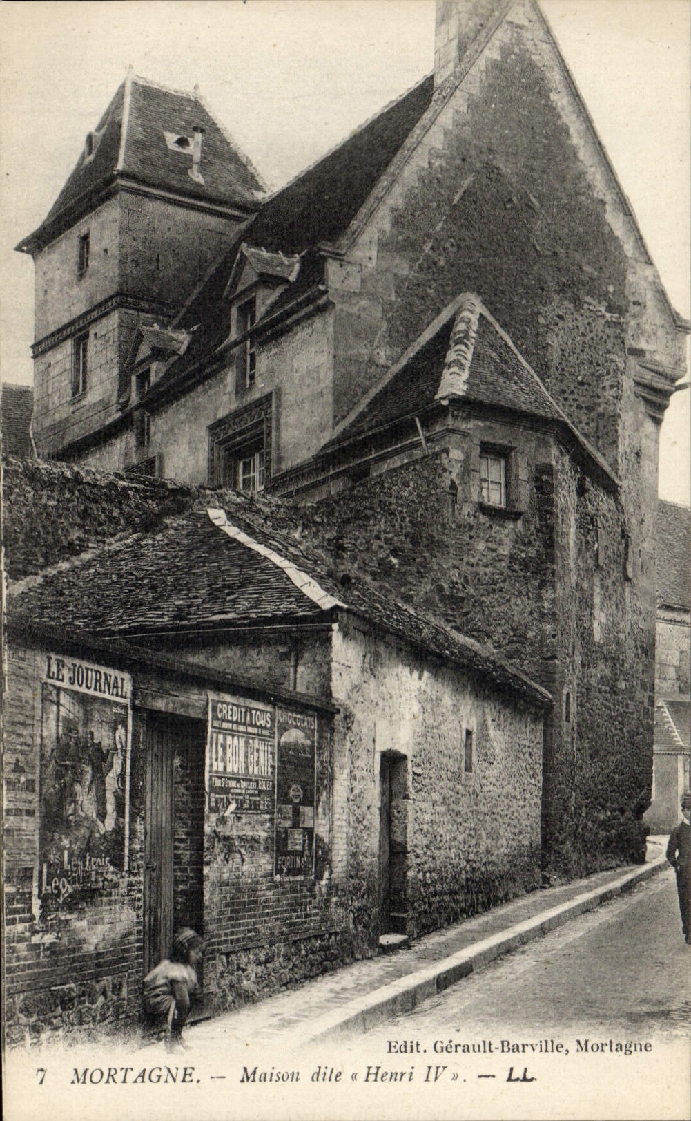 CPA Mortagne Maison Dite Henri IV
