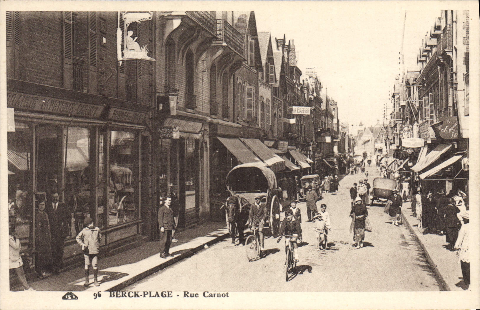 CPA Berck Plage Rue Carnot
