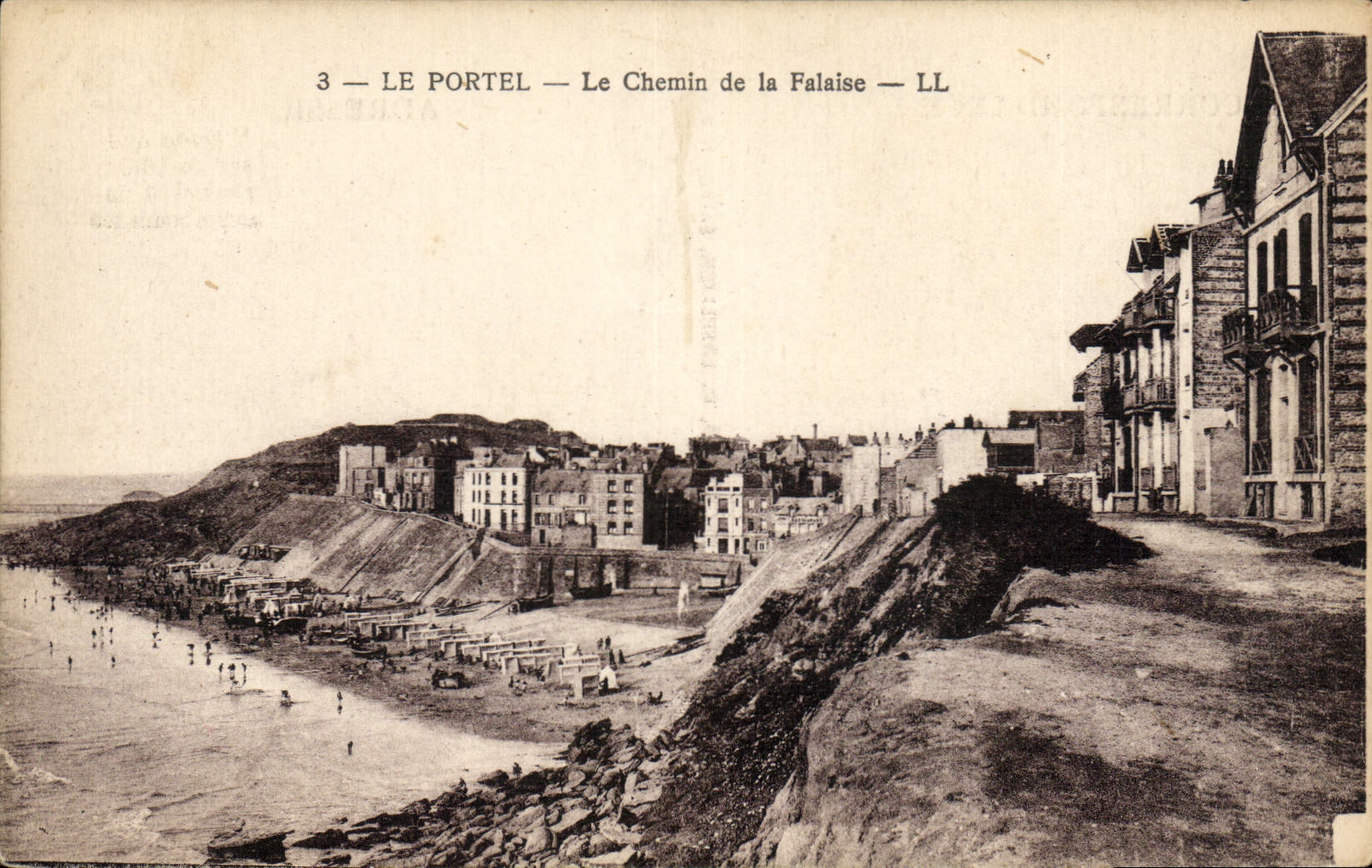 CPA Le Portel Le Chemin De La Falaise