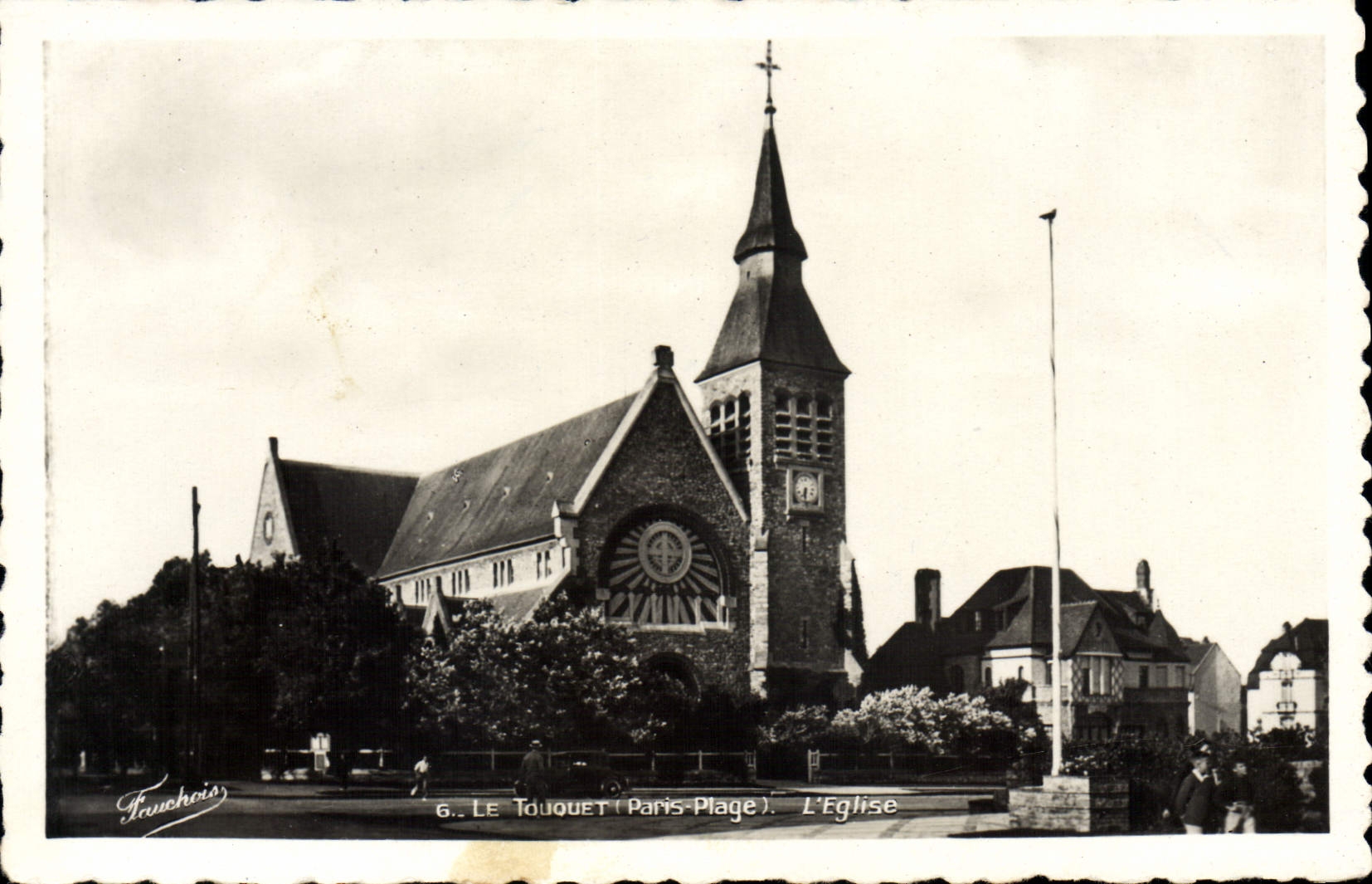 CPA Le Touquet Paris Plage église