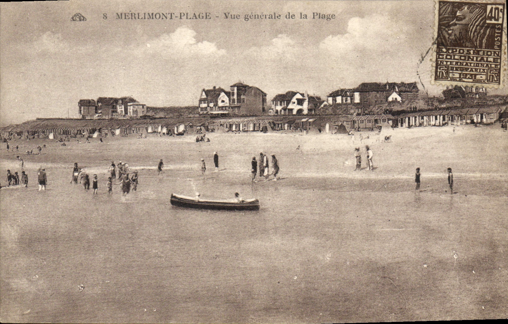 CPA Merlimont Plage Vue Generale De La Plage