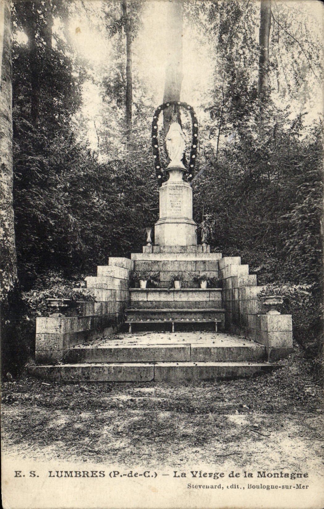 CPA Lumbres La Vierge De La Montagne