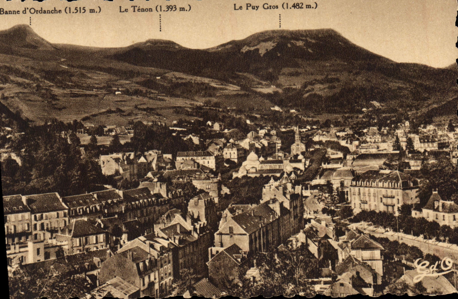 CPA La Bourboule Vue Generale Ouest