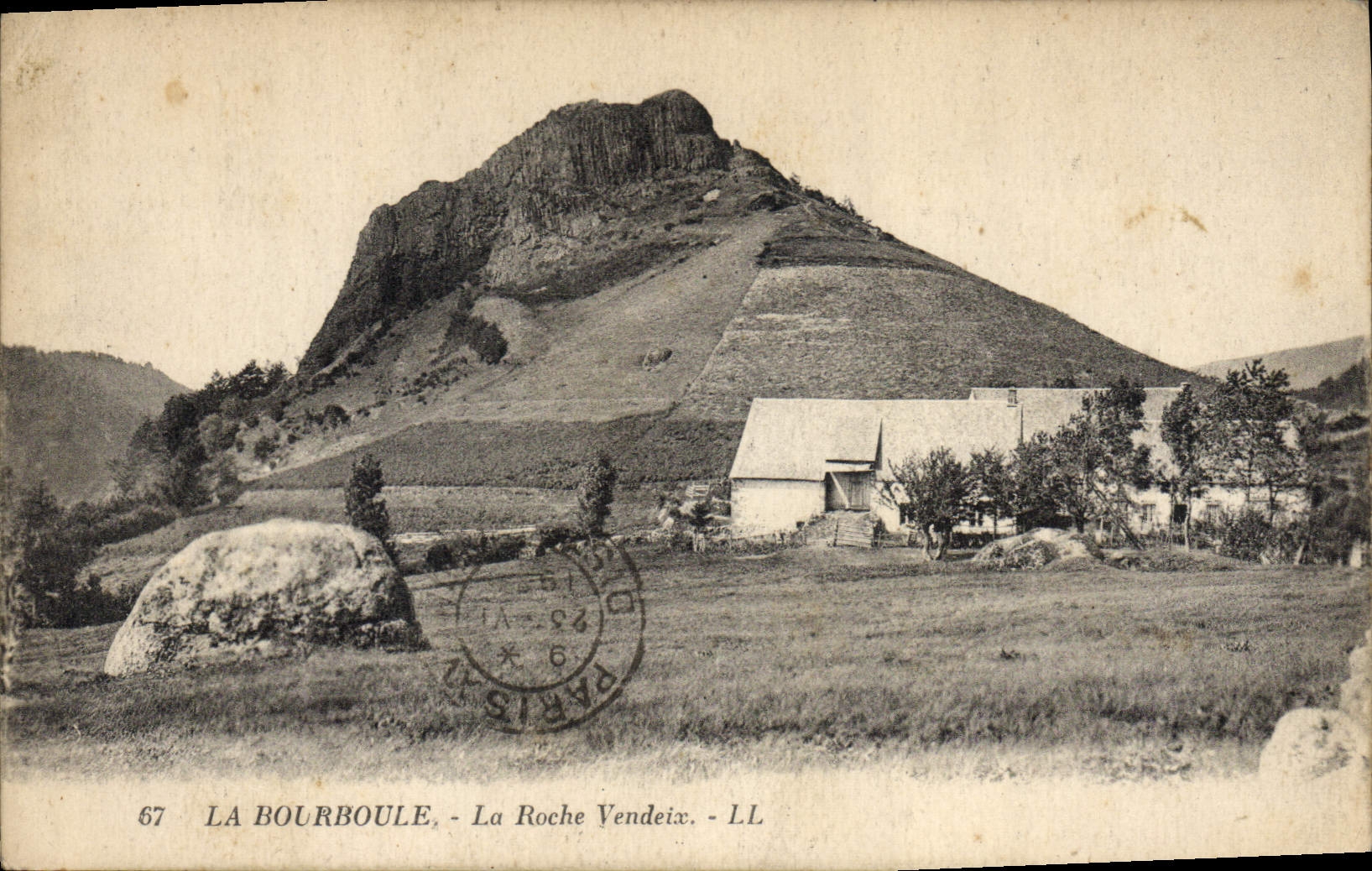 CPA La Bourboule La Roche Vendeix