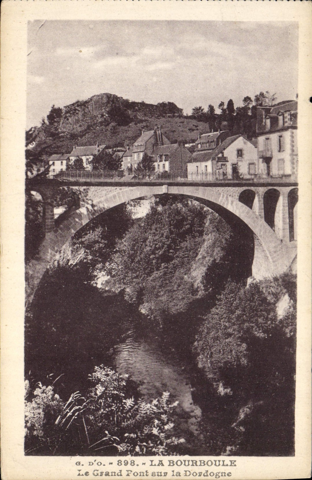 CPA La Bourboule Le Grand Pont Sur La Dordogne
