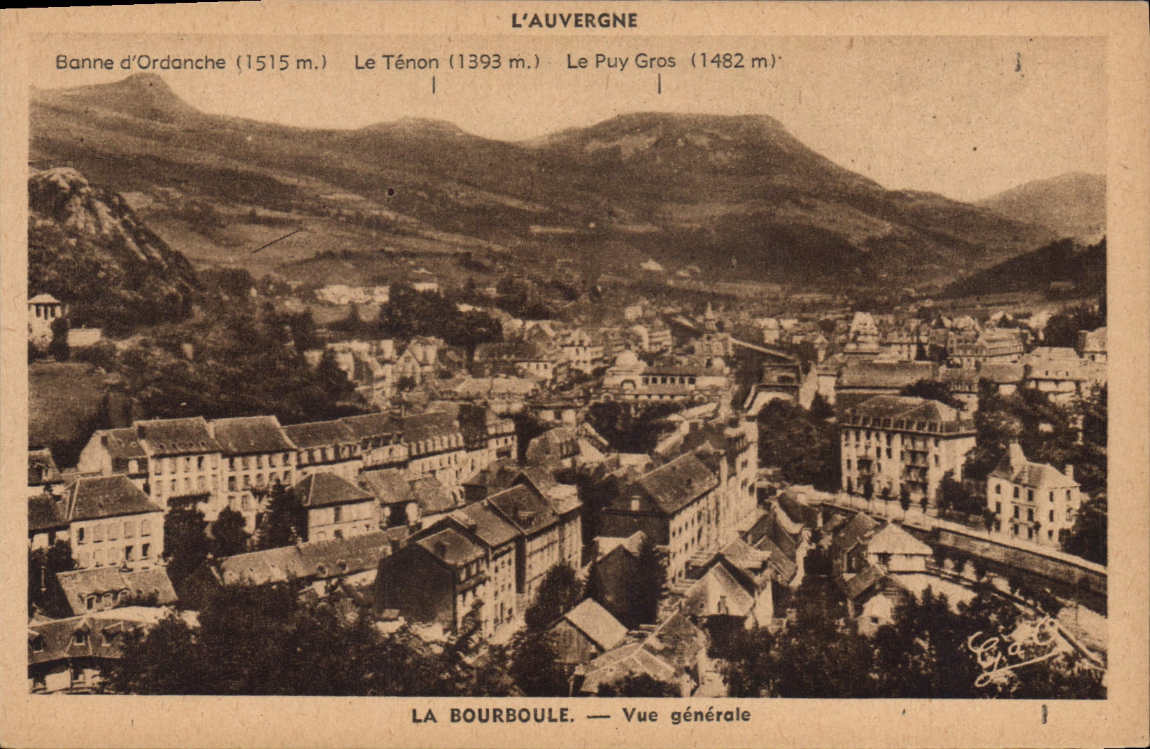 CPA La Bourboule Vue Generale