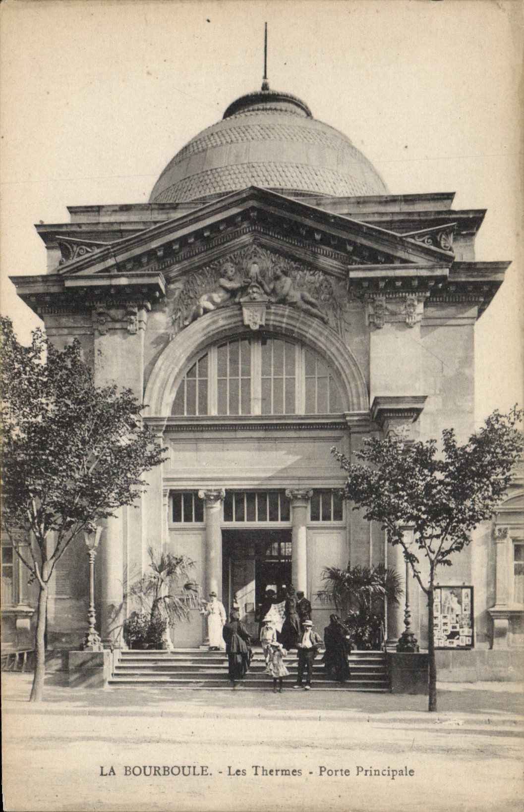 CPA La Bourboule Les Thermes Porte Principale