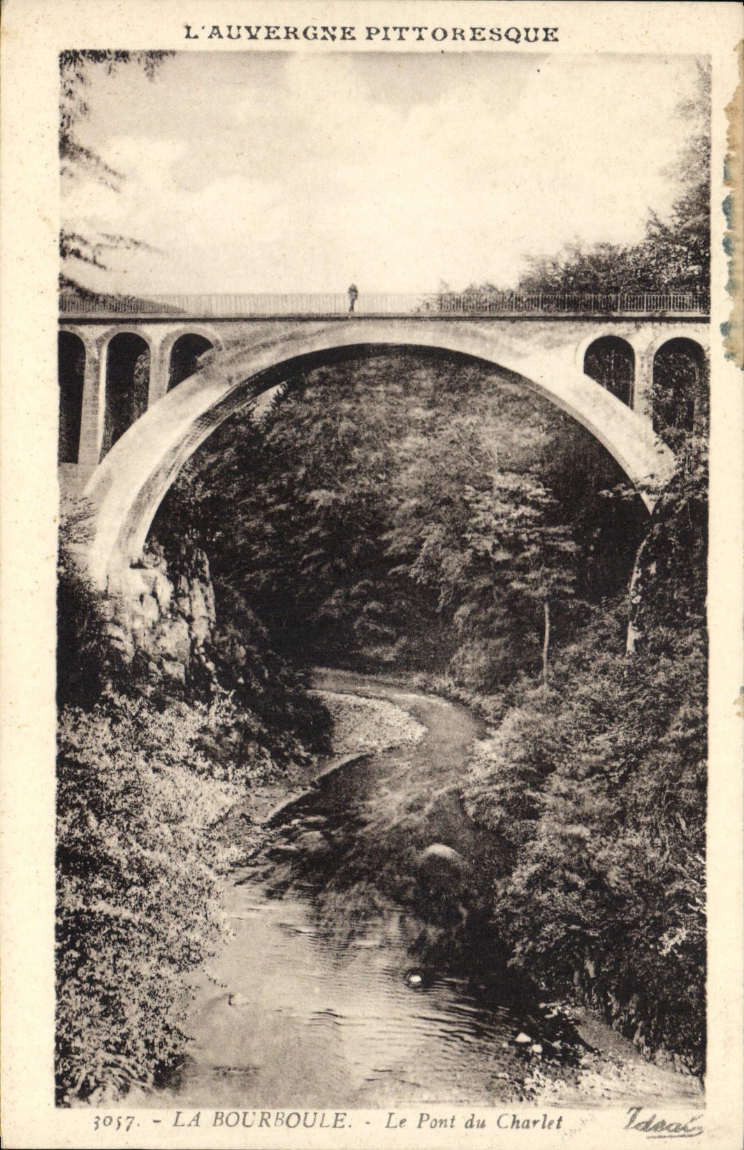CPA La Bourboule Le Pont Du Charlet
