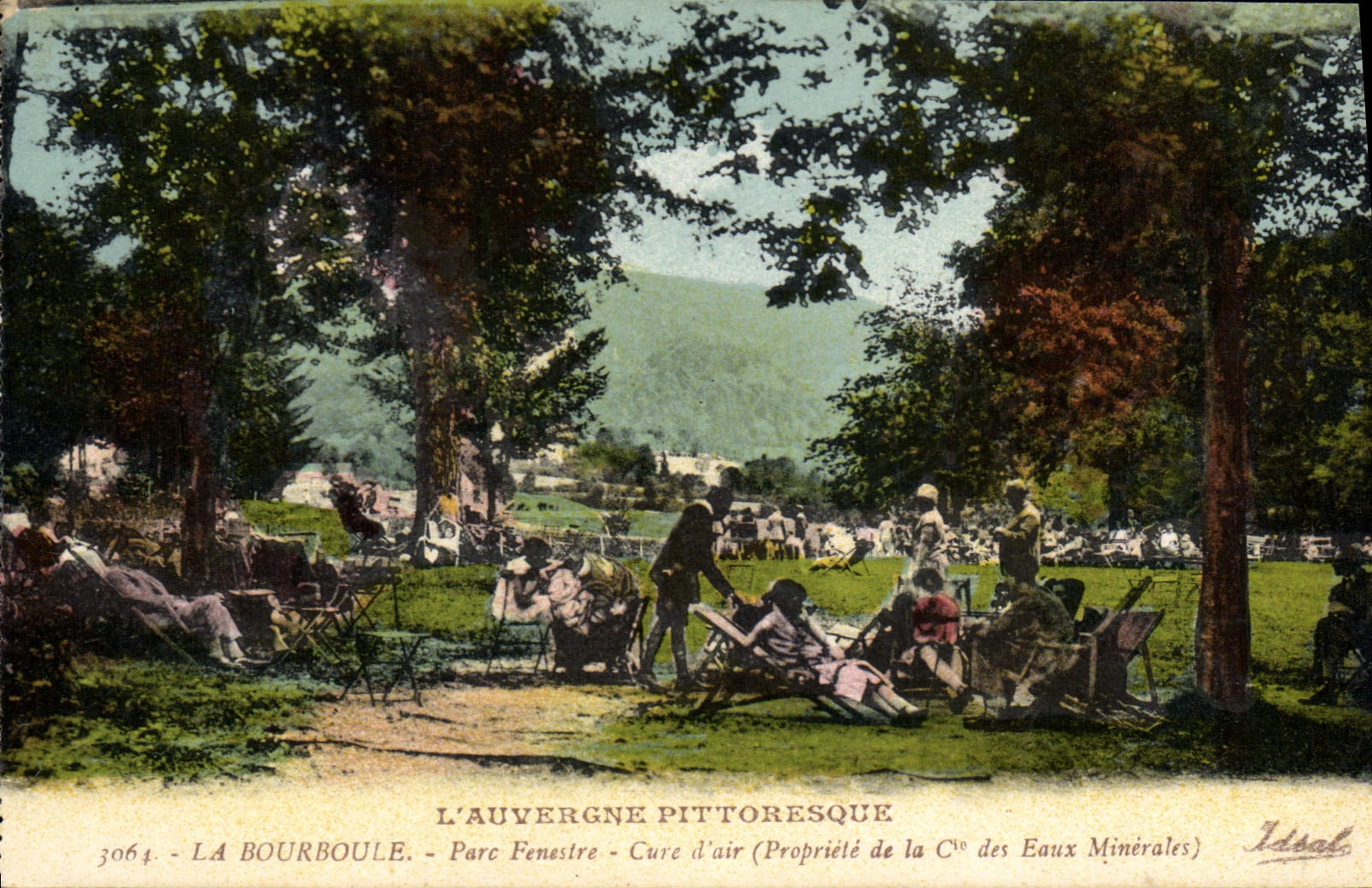 CPA La Bourboule Parc Fenestre Cure d'air